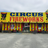 Circus Fireworks in Florence, SC
